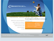 Tablet Screenshot of benefitssourceinc.com